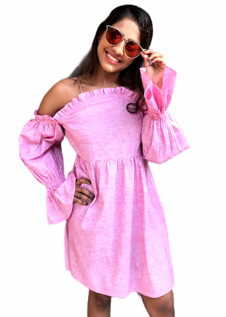 Pink Frill Dress