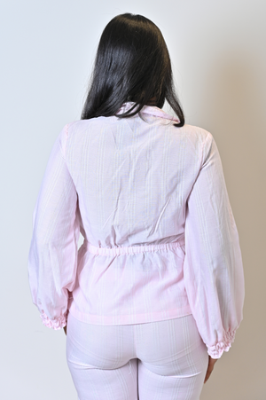 Pink Cotton Coord Set