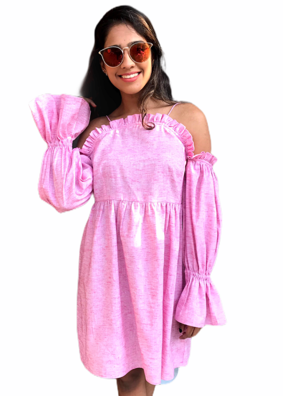 Pink Frill Dress