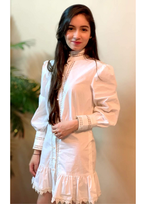 Lace White Dress