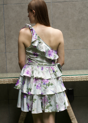 Floral Printed Layered dress