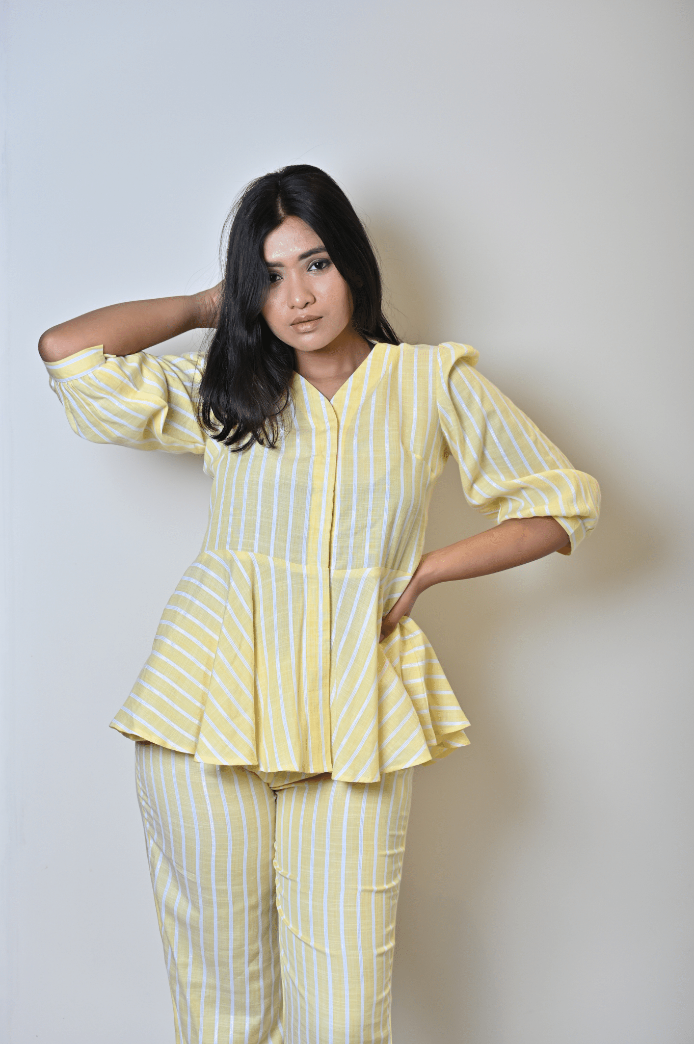Yellow Lines Coord set