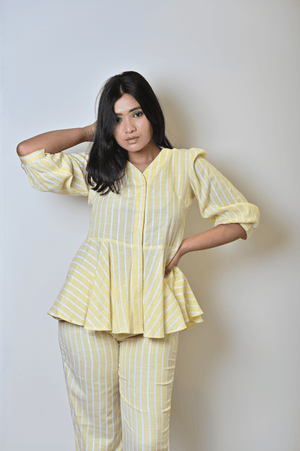 Yellow Lines Coord set