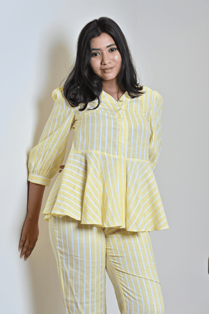 Yellow Lines Coord set