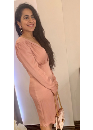 Straight Pink Dress
