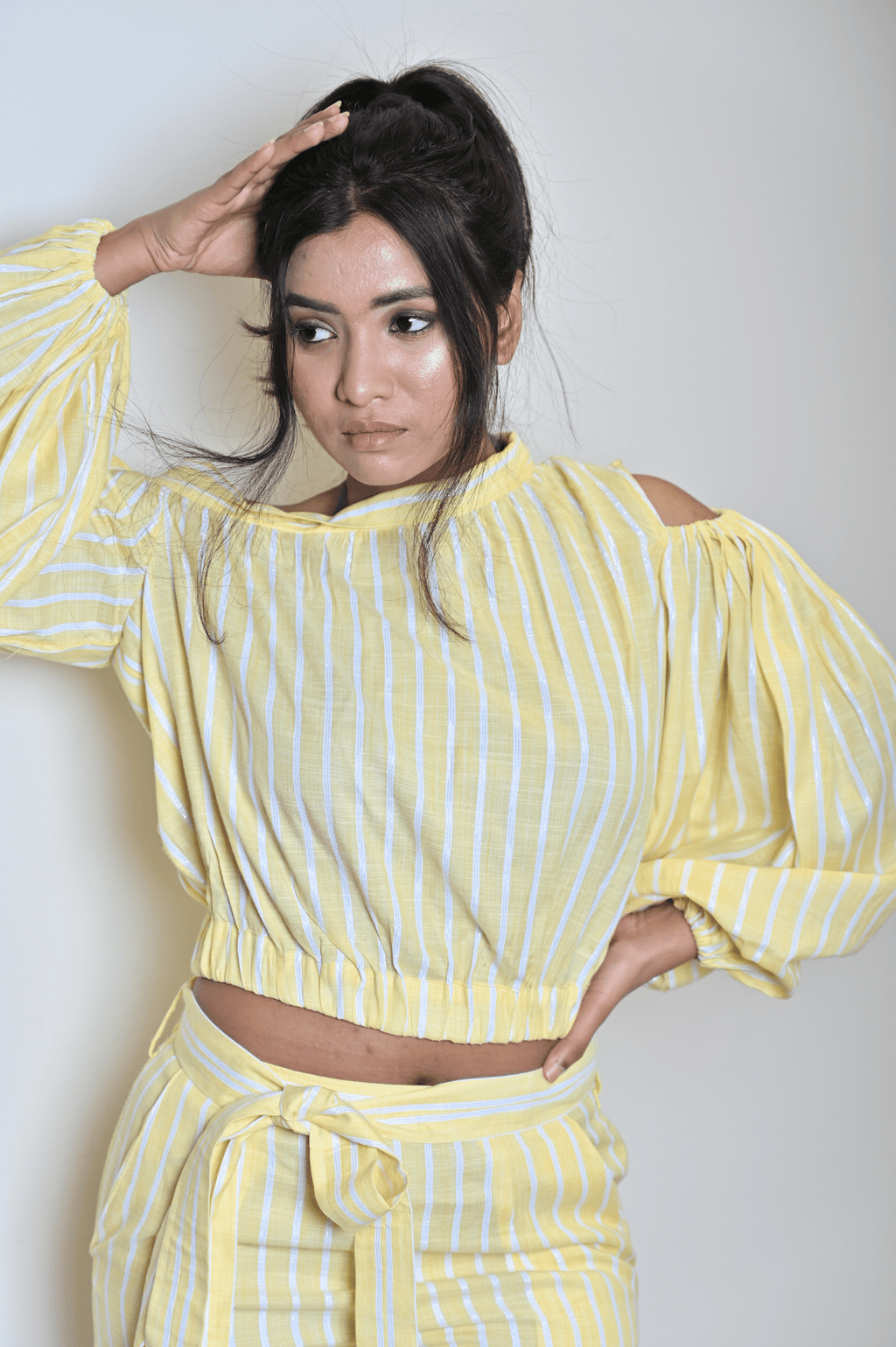 Yellow Lines Coord Set