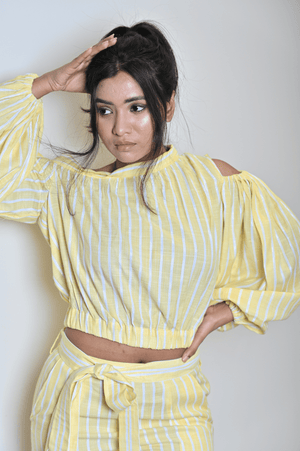 Yellow Lines Coord Set