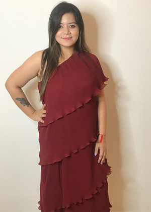 One Shoulder Pleated Maxi Dress