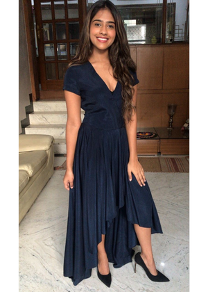 High Low Trail Blue Dress