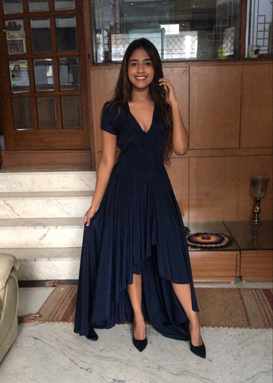 High Low Trail Blue Dress