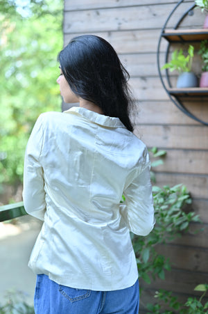 Blazer Draped Top