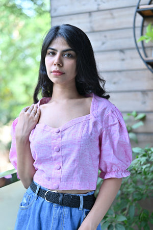 Back Smoking Crop Top