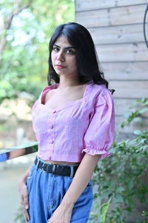 Back Smoking Crop Top
