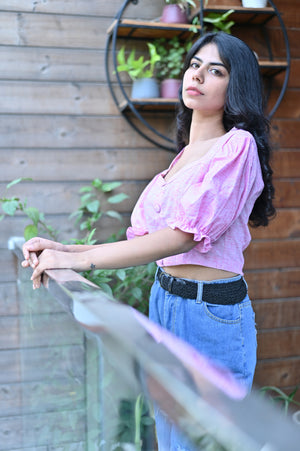 Back Smoking Crop Top