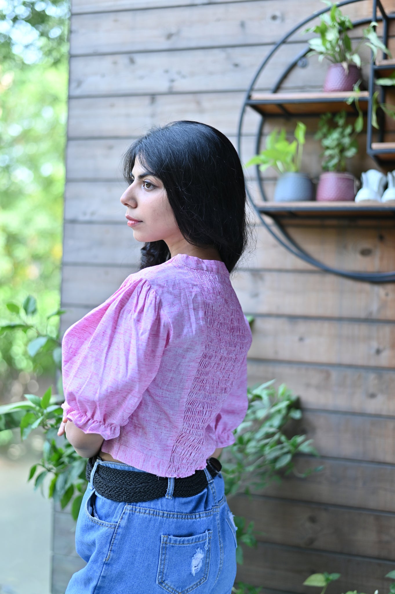 Back Smoking Crop Top