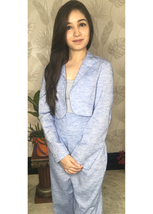 Cotton Blue Coord Set