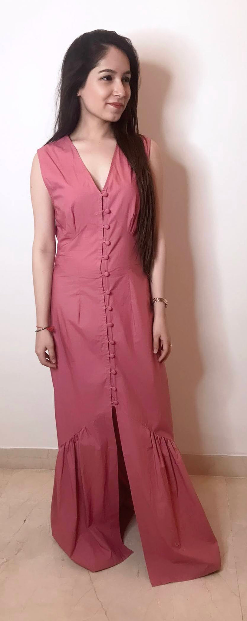 Dark Pink Maxi Dress