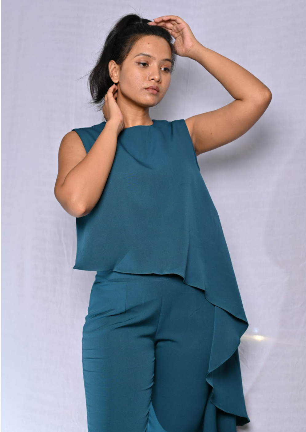 Teal Blue Jumpsuit
