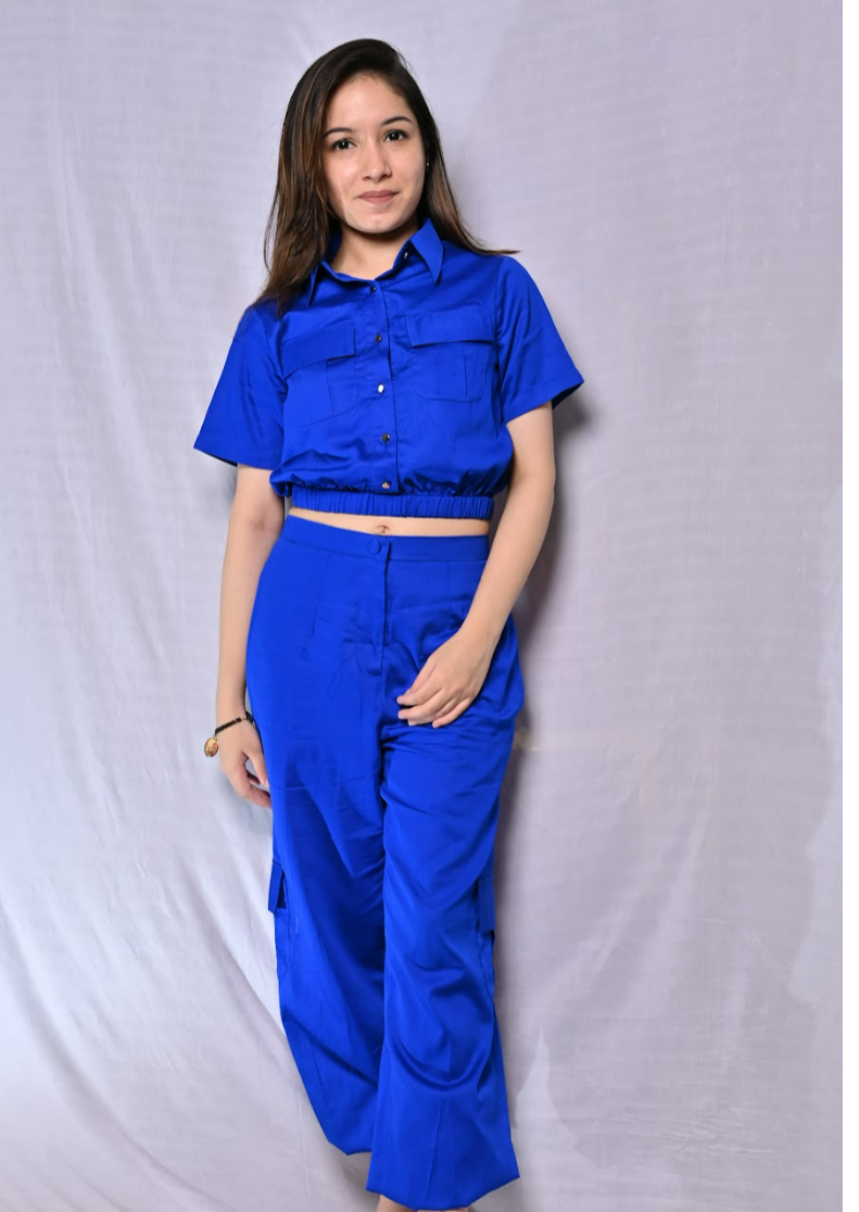 Jogger Co-ord Set- Royal Blue
