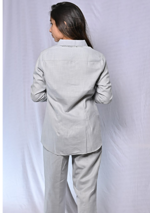 Grey Cotton Co-ord Set