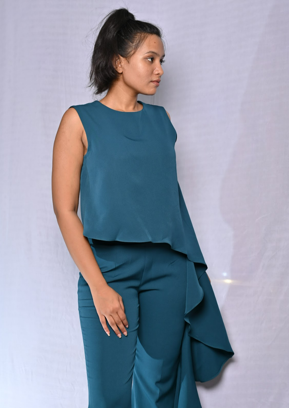 Teal Blue Jumpsuit