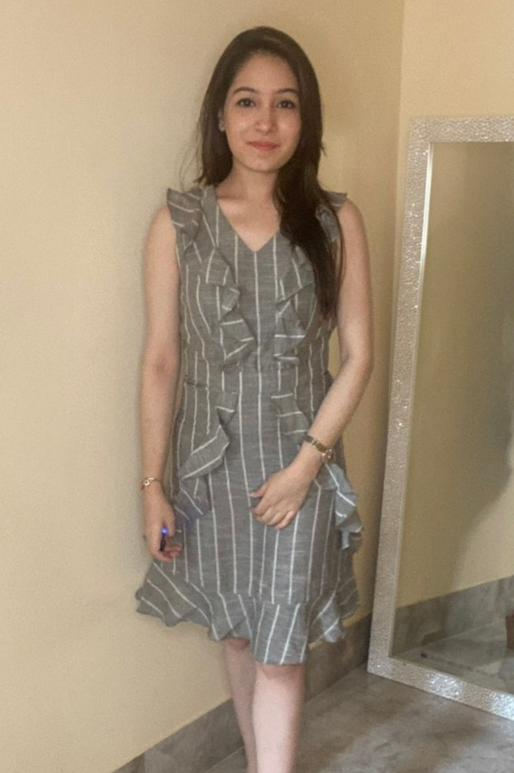 Grey Lines Dress