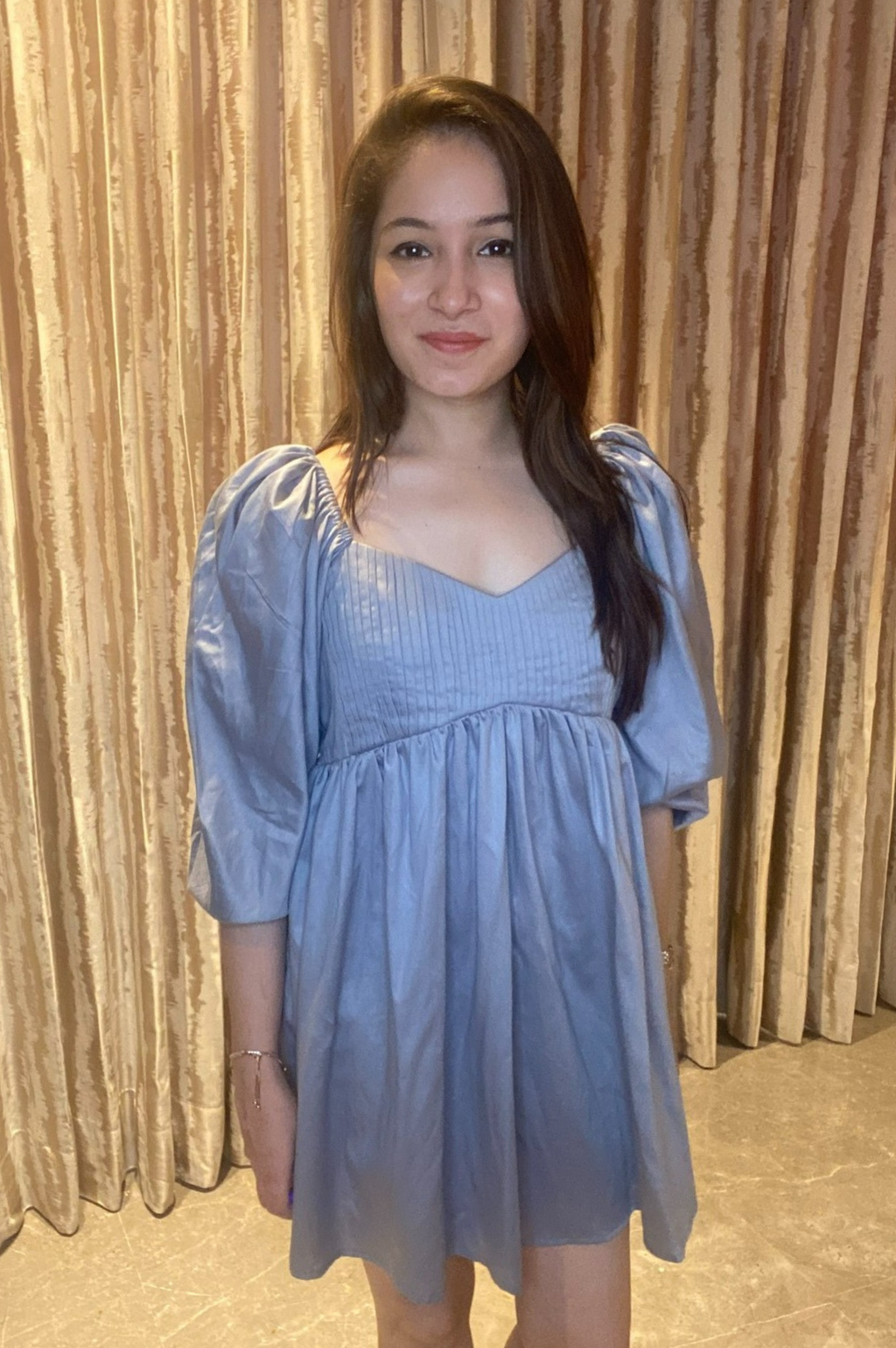 Grey Flared Dress