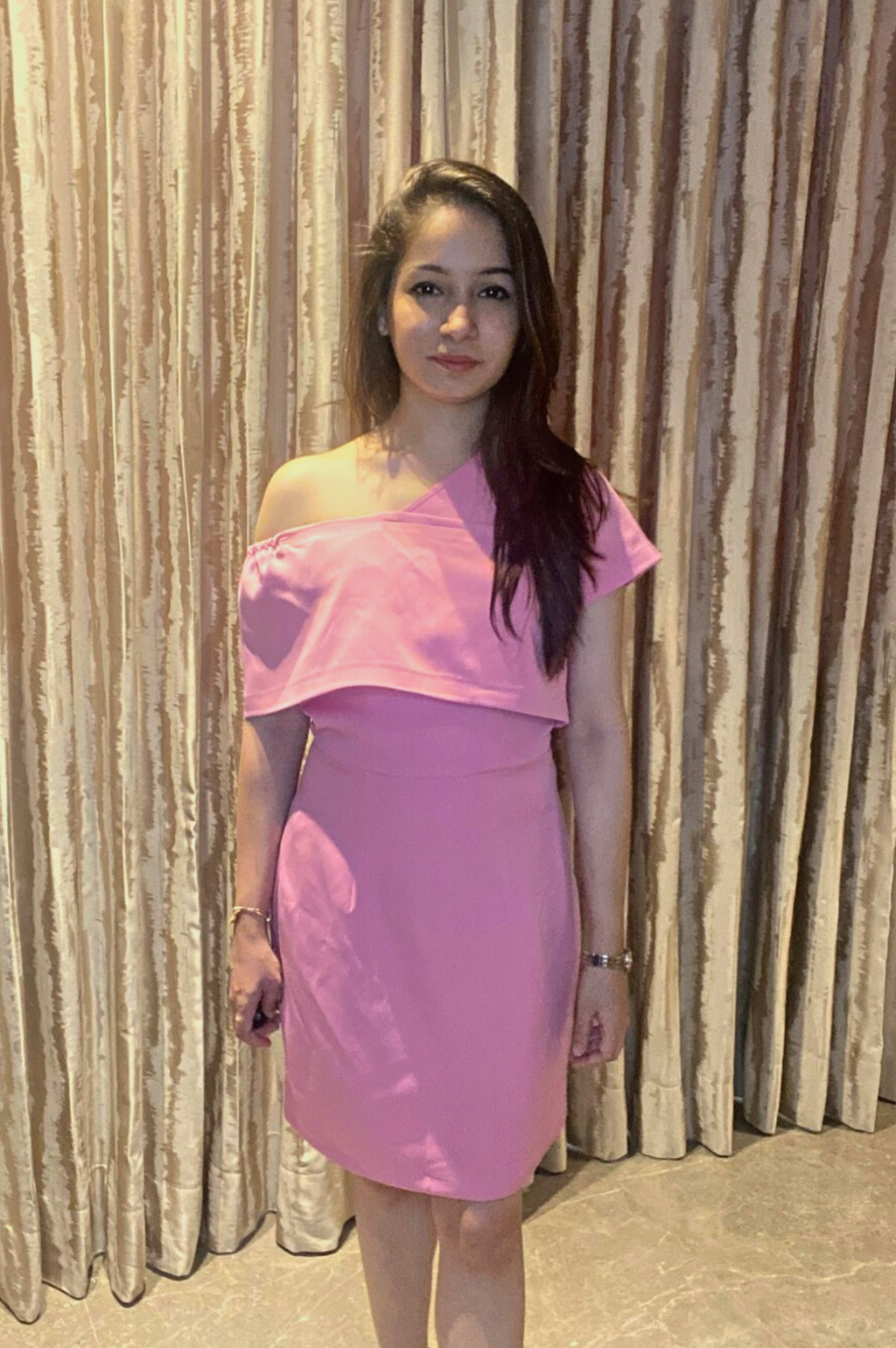 Pink Side Ways Dress