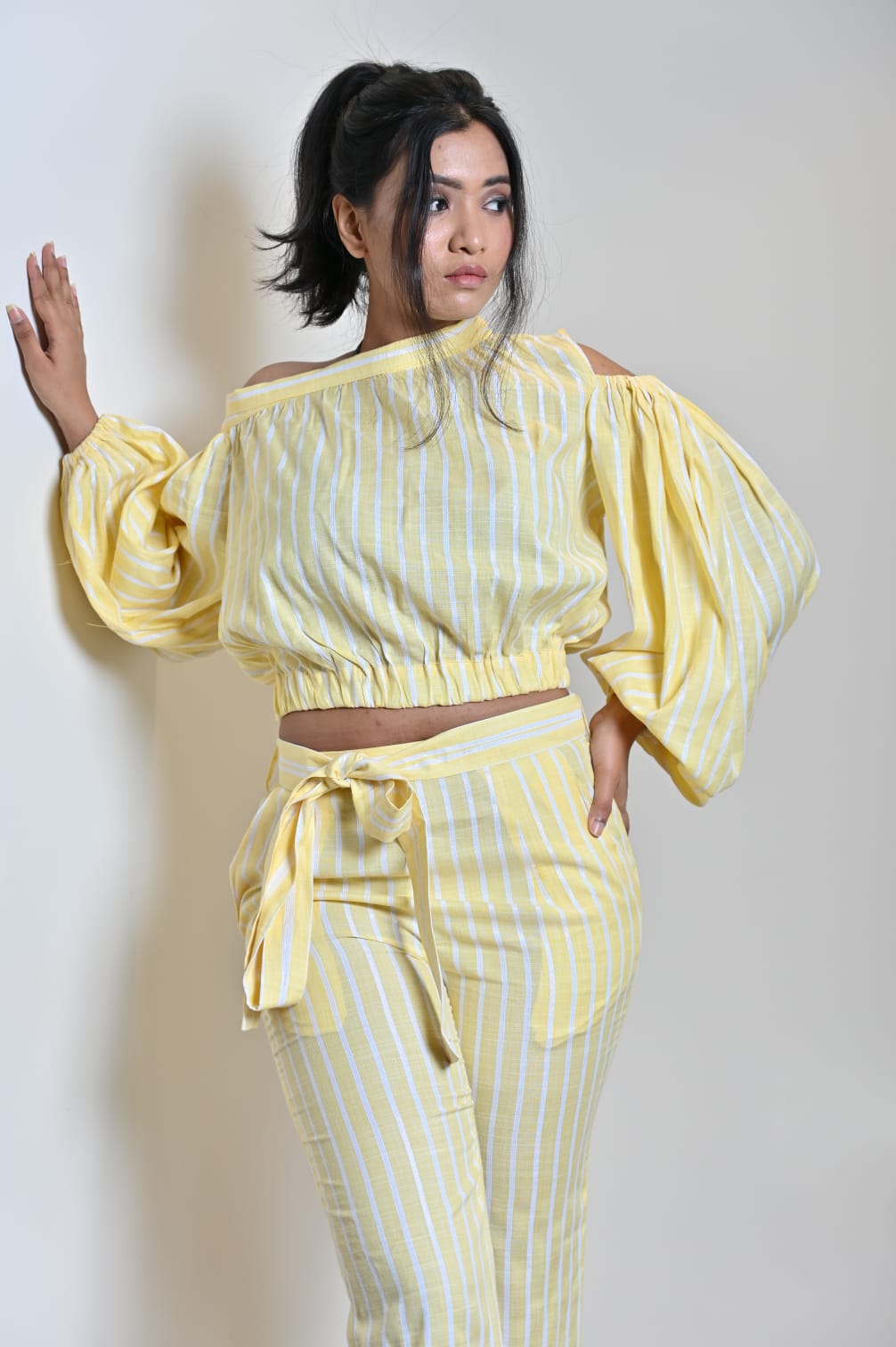 Yellow Lines Coord Set