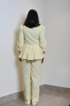 Yellow Lines Coord set