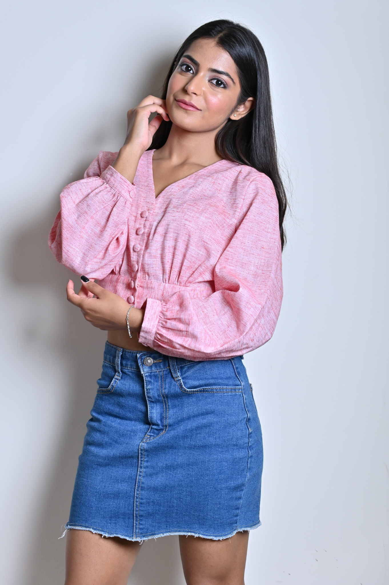 Pink Crop Top
