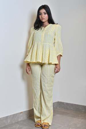 Yellow Lines Coord set